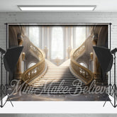 Lofaris Symmetrical Palace Staircase Architecture Backdrop